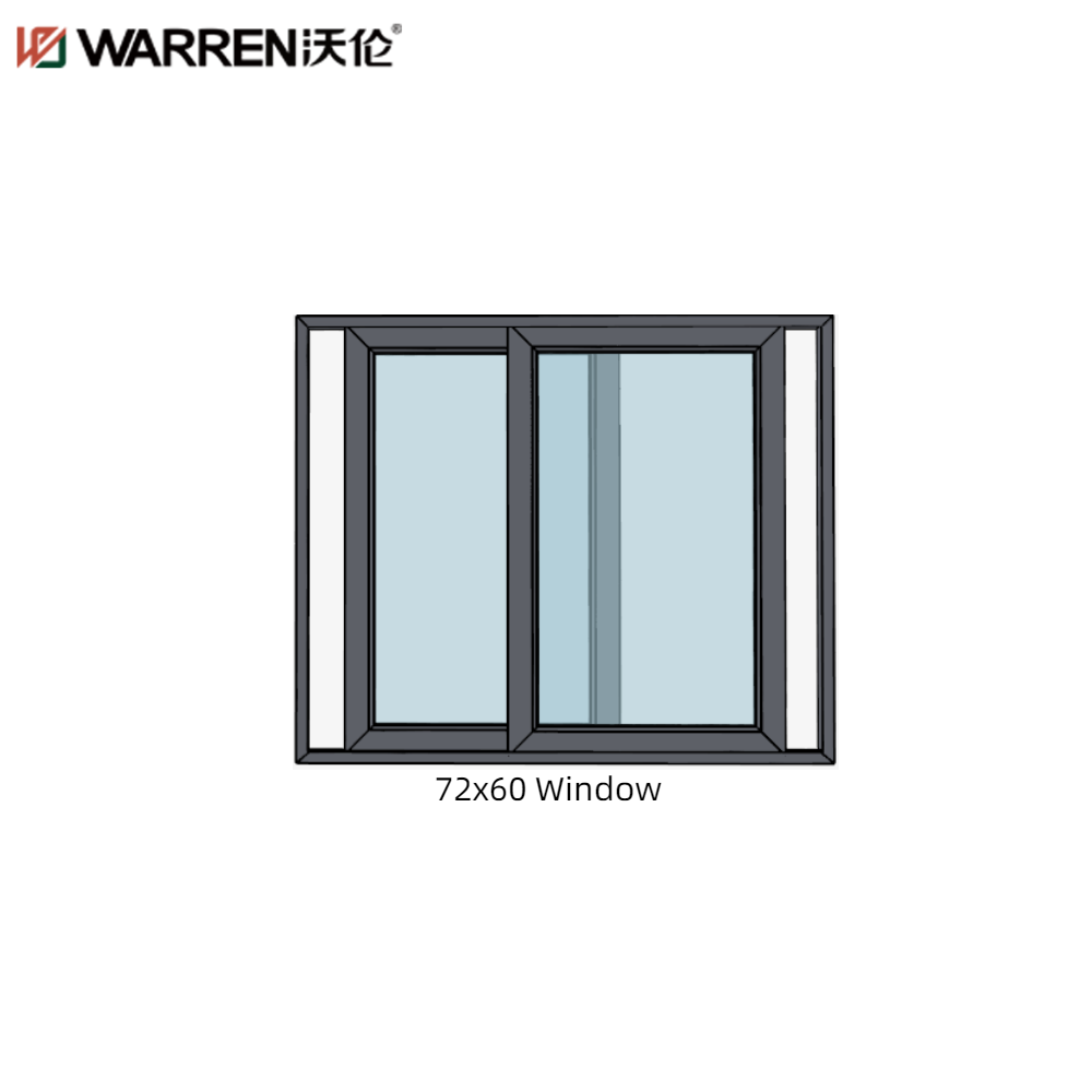 Warren 72x60 Sliding Aluminium Low E White Manufacturers Window With G ...