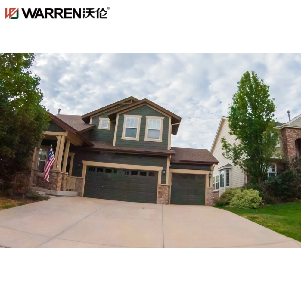 Warren 12x17 Garage Door Black Garage Door With Side Windows