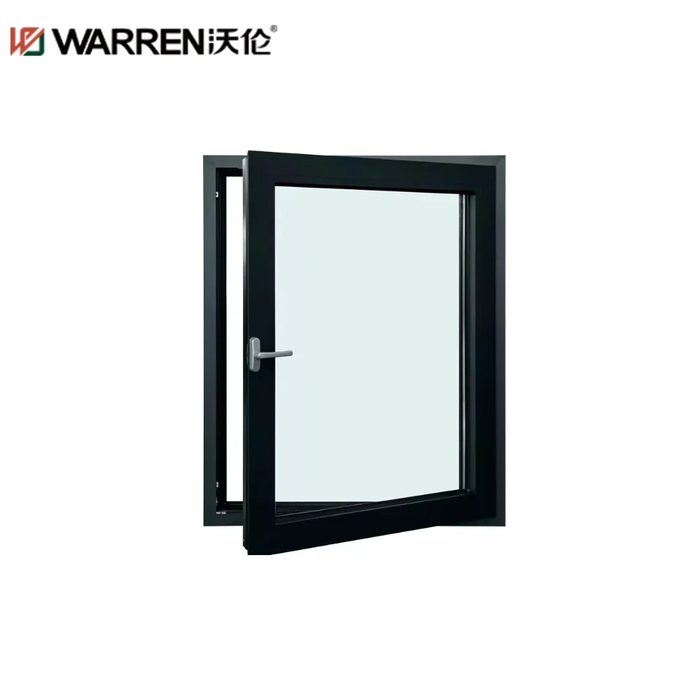 Warren 36x52 Casement Aluminium Tempered Glass Black Thermal Break Win ...