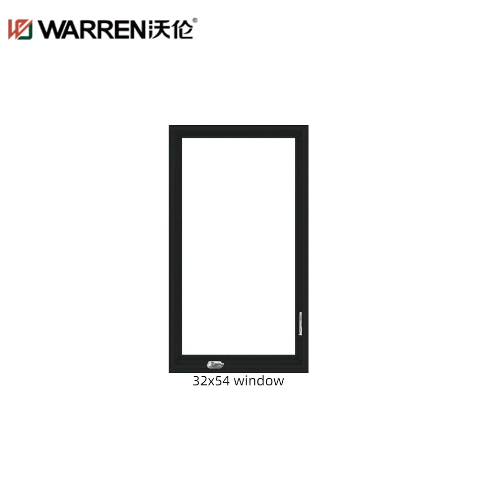 Warren 32x54 Window Black Aluminium Casement Windows Double Glass Wind ...