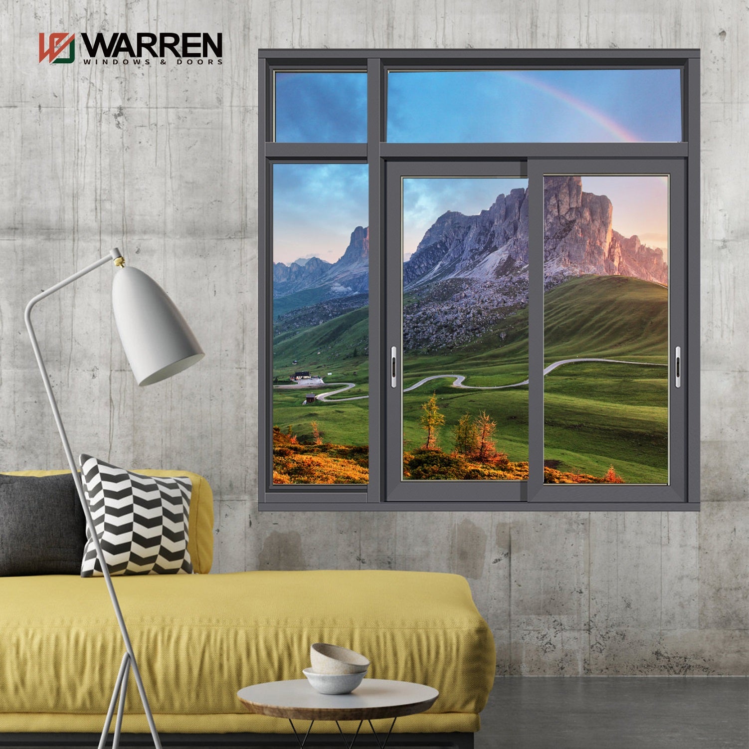 Warren 45x45 window Commercial Residential Double Tempered Glass Energ ...