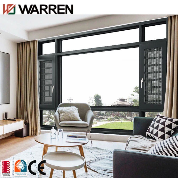 Aluminum 4 panels inward french casement windows – Warren Windows and Doors
